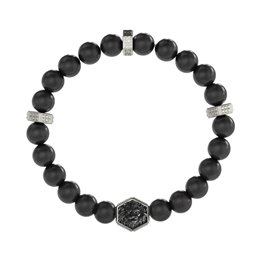 Guess Mens Bracelet JUMB06005JWSTBKTU - JUMB06005JWSTBKTU - Teknashop Ltd