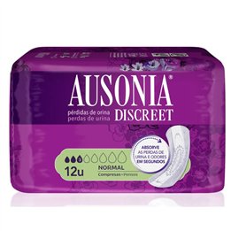 Ausonia Discreet Sanitary Towels  Normal Urinary Incontinence 12 Units  - unisex - Teknashop Ltd