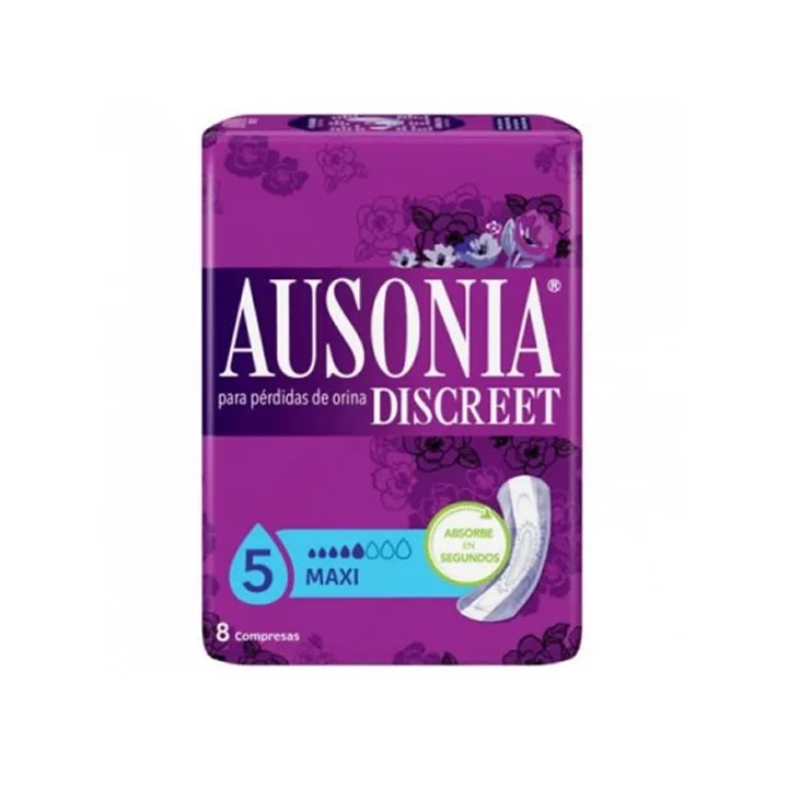 Ausonia Discreet Sanitary Towels Maxi Urinary Incontinence 8 Units - unisex - Teknashop Ltd