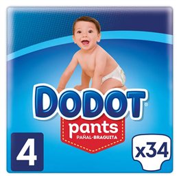 Dodot Pants T-4 34 Units - unisex - Teknashop Ltd