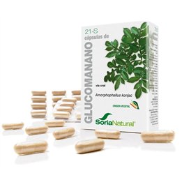 Soria 21-S Glucomanano 400 Mg 60 Cap - unisex - Teknashop Ltd