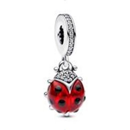 PANDORA Mod. RED LADYBIRD DANGLE CHARM - WW.792571C01 - Teknashop Ltd