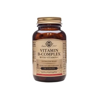 Solgar Vitamin B-Complex With Vitamin C Tablets - Pack of 100 - unisex - Teknashop Ltd