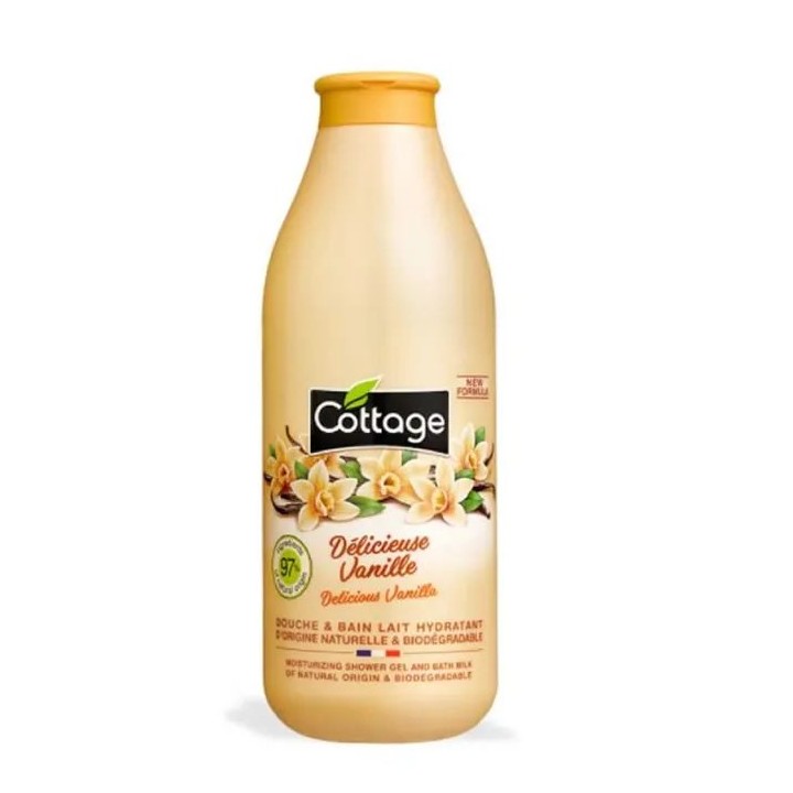 Cottage Delicious Vanilla Milk Shower Gel 750ml - unisex - Teknashop Ltd