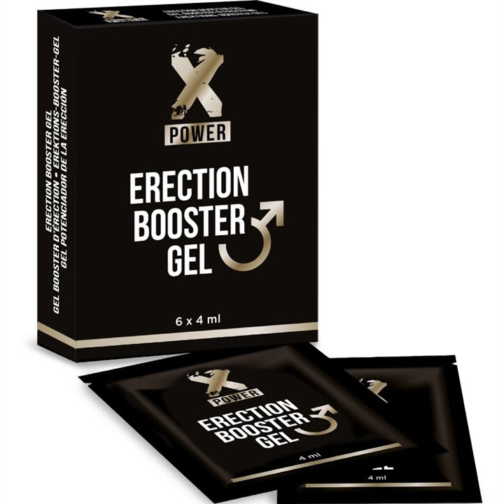 XPOWER - ERECTION BOOSTER GEL 6 X 4 ML - D-229425 - Teknashop Ltd