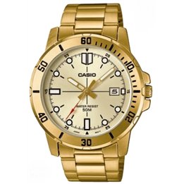 CASIO SPORT COLLECTION Mod. DIVER 50M - FULL GOLD - WW.MTP-VD01G-9EVUDF - Teknashop Ltd