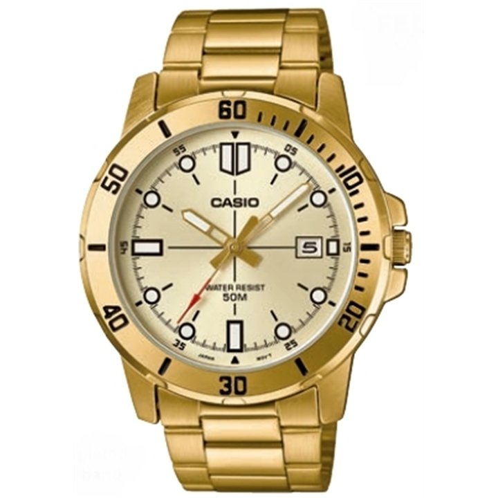 CASIO SPORT COLLECTION Mod. DIVER 50M - FULL GOLD - WW.MTP-VD01G-9EVUDF - Teknashop Ltd