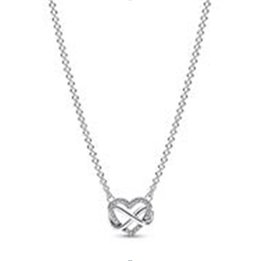PANDORA Mod. SPARKLING INFINITY HEART COLLIER NECKLACE - WW.392666C01-50 - Teknashop Ltd