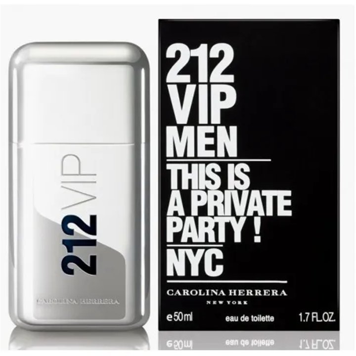 Carolina Herrera 212 Vip Men Eau De Toilette Spray 50ml - unisex - Teknashop Ltd