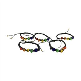 Glass Ball Bracelet LGBT+ Colors - 8412345047930 - Teknashop Ltd
