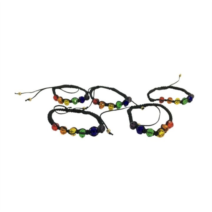 Glass Ball Bracelet LGBT+ Colors - 8412345047930 - Teknashop Ltd