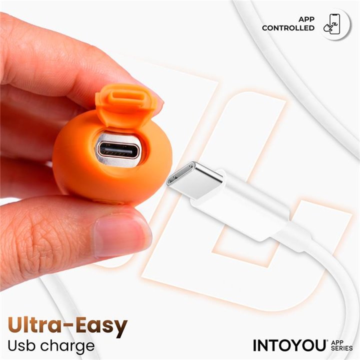 NexEgg Vibrating Egg Double Silicone Layer App Orange/Pink - IN-344-04 - Teknashop Ltd