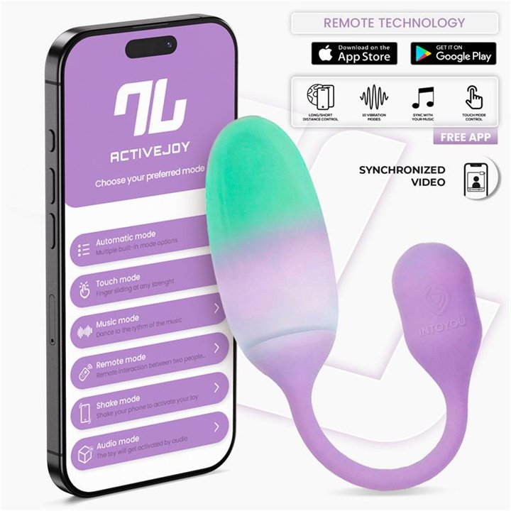 NexEgg Vibrating Egg Double Silicone Layer App Lilac/Pistachio - IN-344-02 - Teknashop Ltd