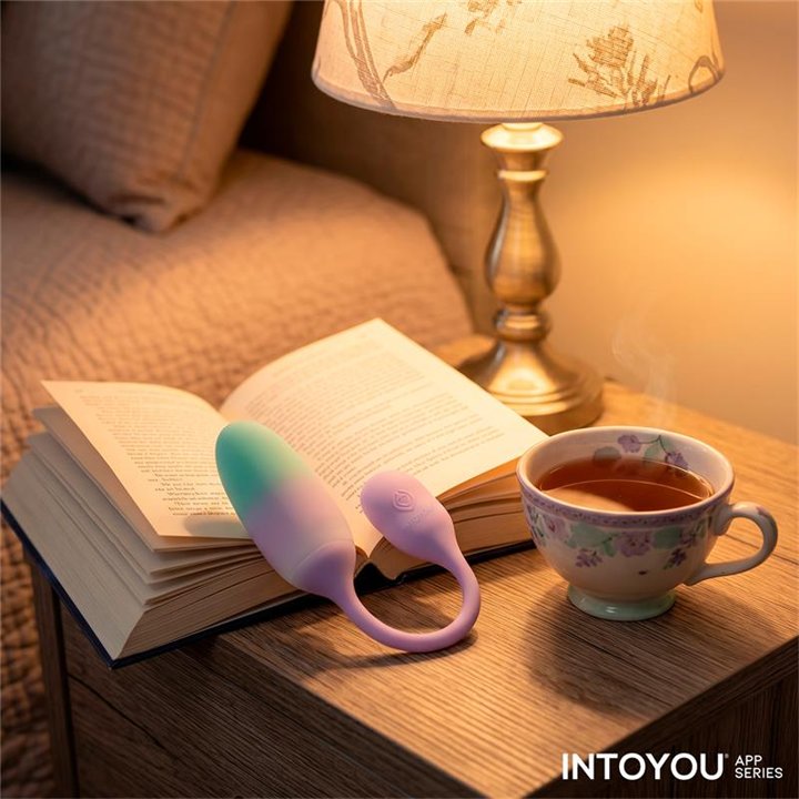 NexEgg Vibrating Egg Double Silicone Layer App Lilac/Pistachio - IN-344-02 - Teknashop Ltd