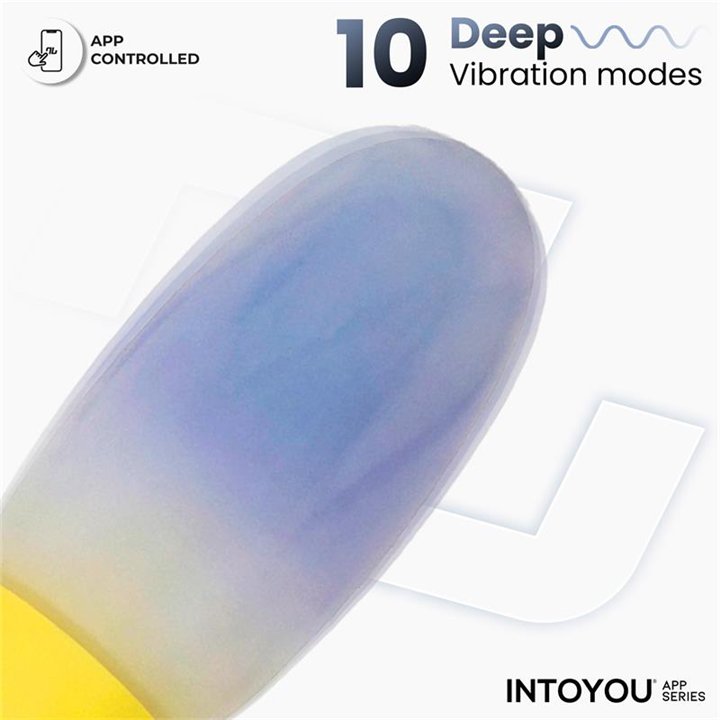 NexEgg Vibrating Egg Double Silicone Layer App Yellow/Purple - IN-344-01 - Teknashop Ltd