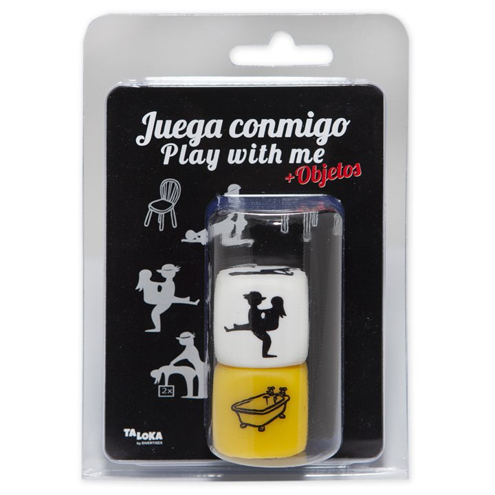 Set of white postures dice and a places dice. - 8412345049118 - Teknashop Ltd