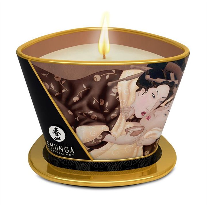 Shunga Candle Massage Chocolate - S9045094 - Teknashop Ltd