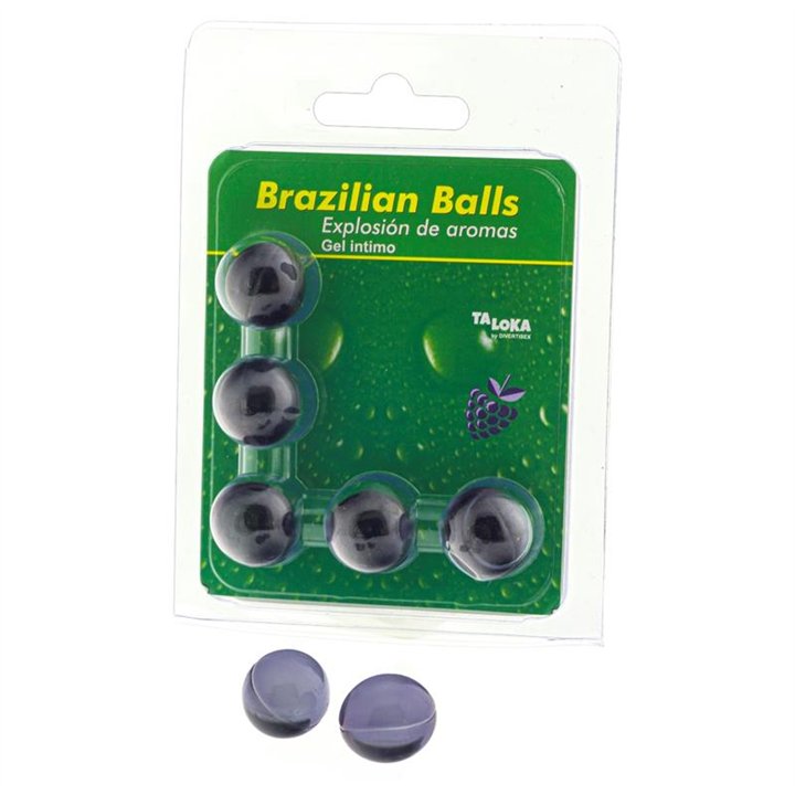 Set 5 Brazilian Balls Berries Flavor - 8412345047480 - Teknashop Ltd