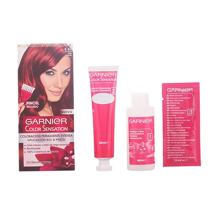 Garnier Color Sensation 6,60 Deep Red - unisex - Teknashop Ltd