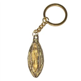 DIABLO PICANTE - METAL KEYCHAIN ​​WITH GOLD LIPS - D-245412 - Teknashop Ltd