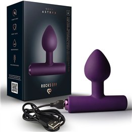 ROCKS-OFF - NOVA ASTRYX RECHARGEABLE PREMIUM & POWERFUL ANAL PLUG 16 FUNCTION PURPLE - D-245853 - Teknashop Ltd