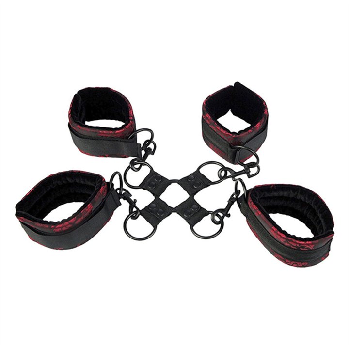 CALEXOTICS - SCANDAL HANDCUFFS HOG TIE - D-243652 - Teknashop Ltd