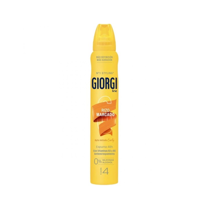 Giorgi Line Rizos Marcados Espuma Fijadora Método Curly N4 250ml - unisex - Teknashop Ltd