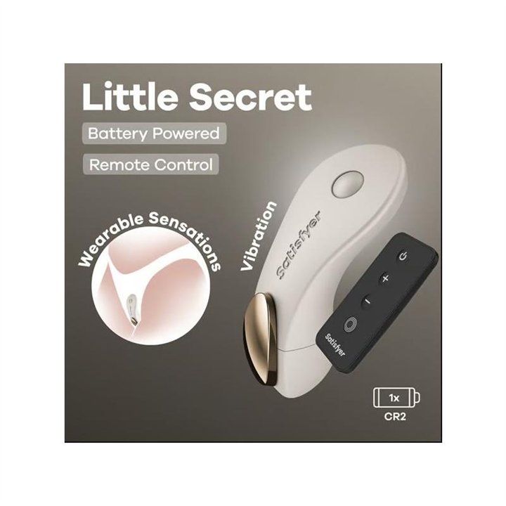 Little Secret Panty Stimulator Battery Series Warm Grey - 4061504083957 - Teknashop Ltd