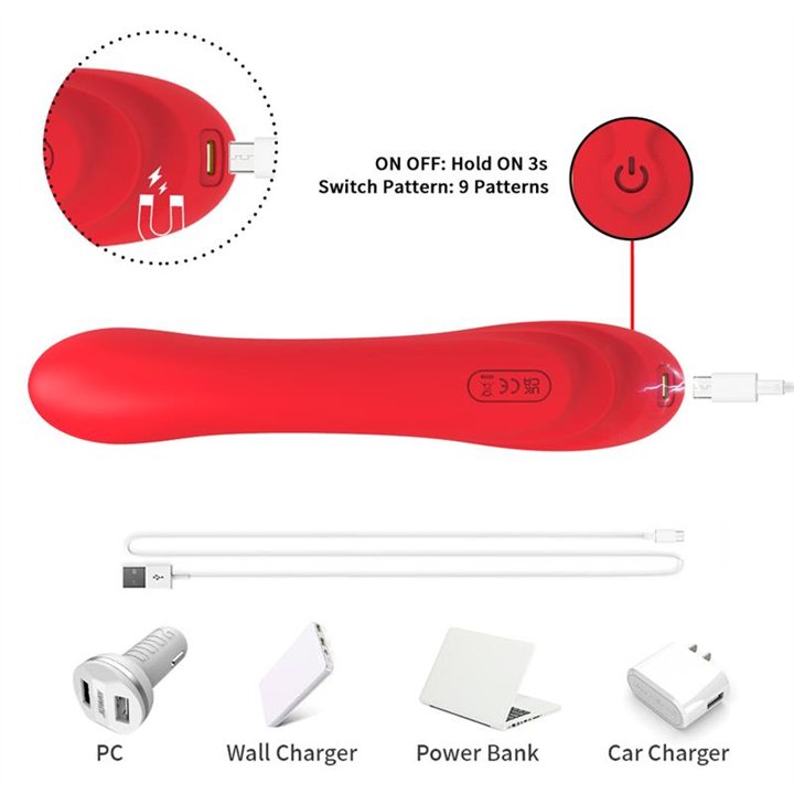 G-spot Tickler Vibrator - 8436626092228 - Teknashop Ltd