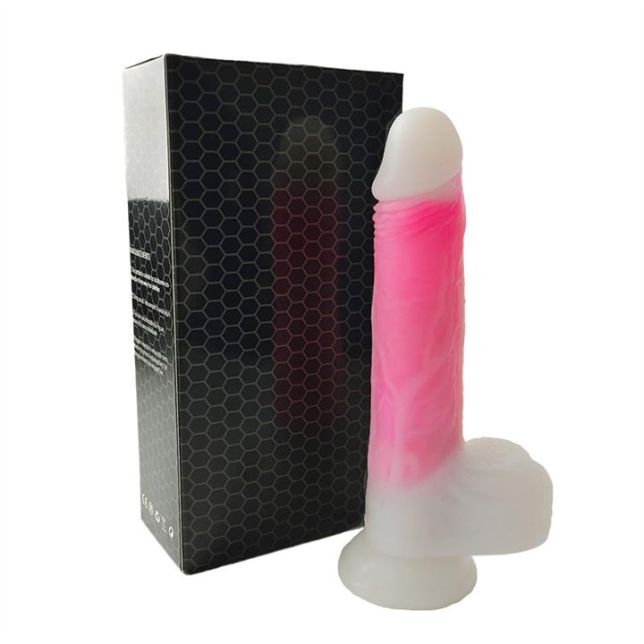 Double-layer Dildo with Vibration, thrusting and heating 21.5 cm - 8436626093133 - Teknashop Ltd