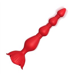 Vibrating Anal Beads with Rose Base - 8436626093102 - Teknashop Ltd