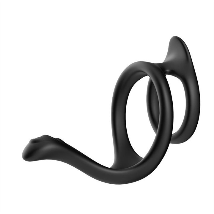 Penis ring with perianal stimulation - 8436626092907 - Teknashop Ltd