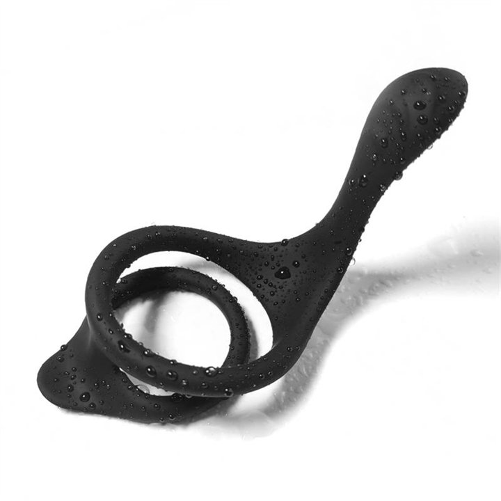 Penis ring with perianal stimulation - 8436626092907 - Teknashop Ltd