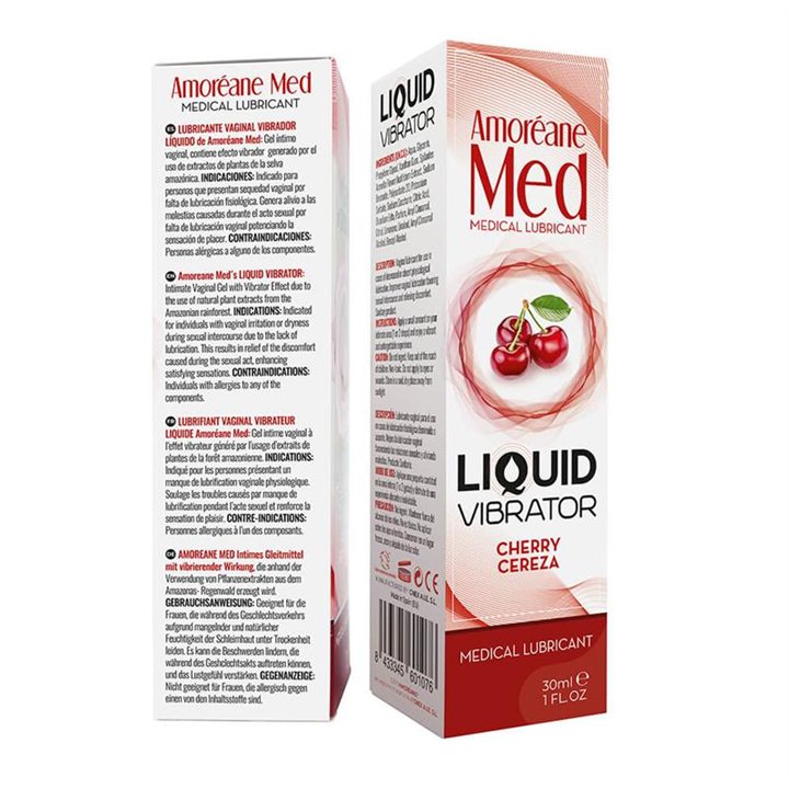 Liquid Vibrator Cherry Flavor 30 ml - A-60107 - Teknashop Ltd