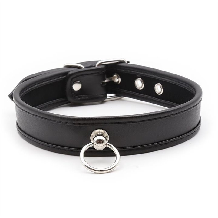 Collar with Hoop Black - 843658379554 - Teknashop Ltd