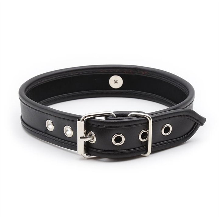 Collar with Hoop Black - 843658379554 - Teknashop Ltd