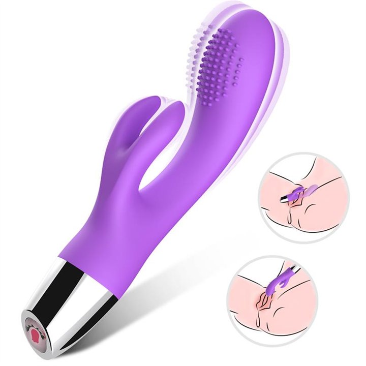 Rabbit Vibrator Flexible Purple - 8436626092501 - Teknashop Ltd