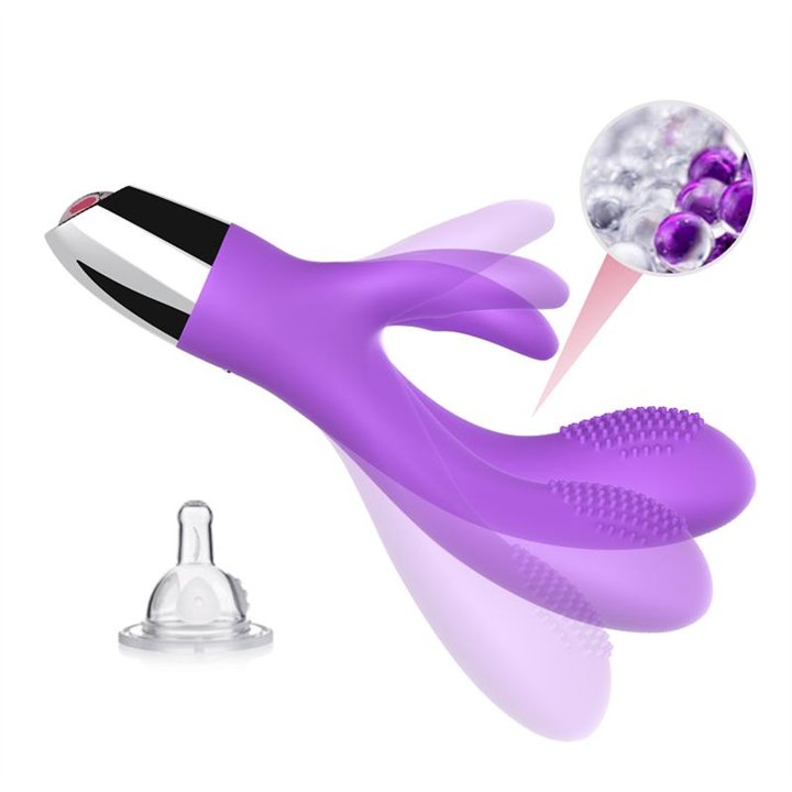 Rabbit Vibrator Flexible Purple - 8436626092501 - Teknashop Ltd