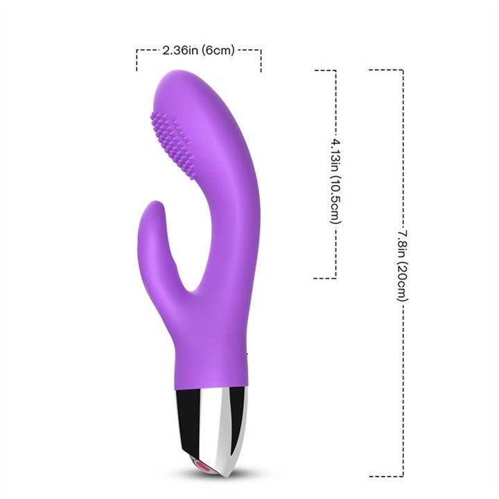 Rabbit Vibrator Flexible Purple - 8436626092501 - Teknashop Ltd