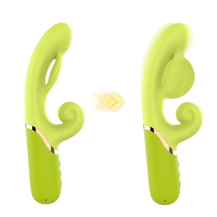 Inflatable Rabbit Vibrator Green - 8436626092402 - Teknashop Ltd