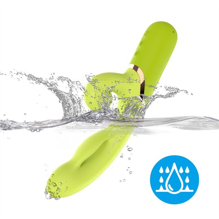 Inflatable Rabbit Vibrator Green - 8436626092402 - Teknashop Ltd