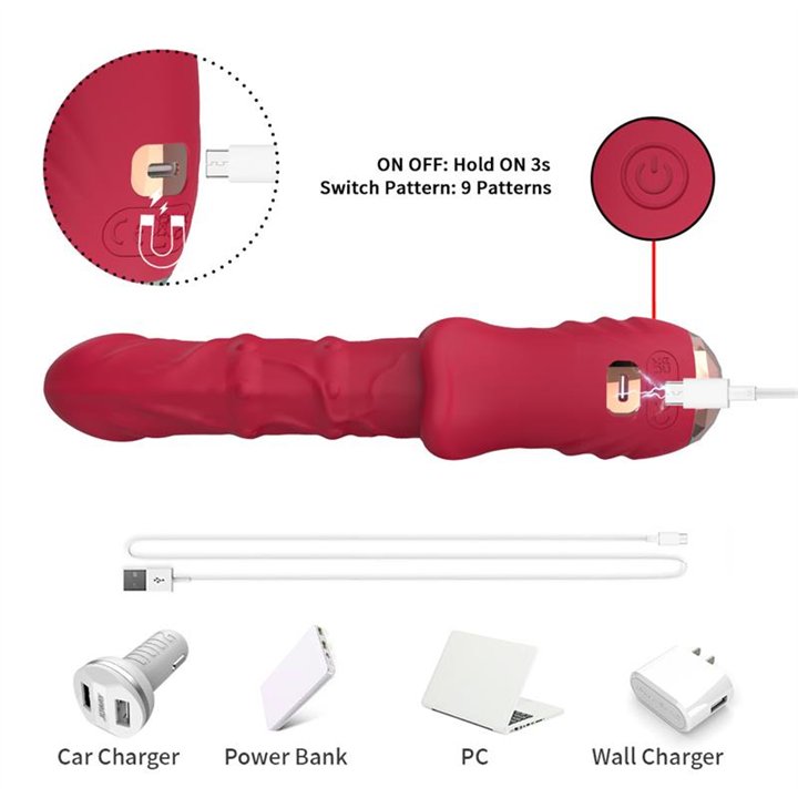 Vibrator with Vertical Movement - 8436626092297 - Teknashop Ltd