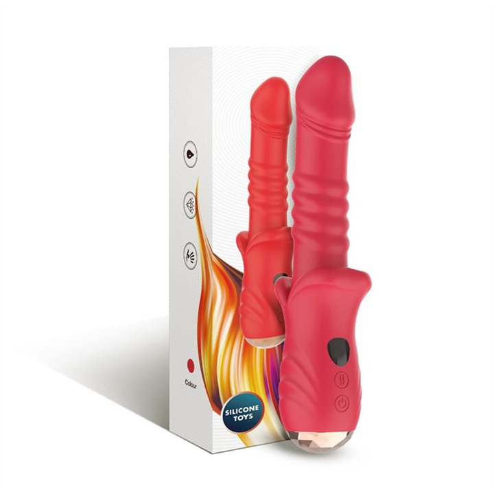 Vibrator with Thrusting G-spot and Digital Screen - 8436626092280 - Teknashop Ltd