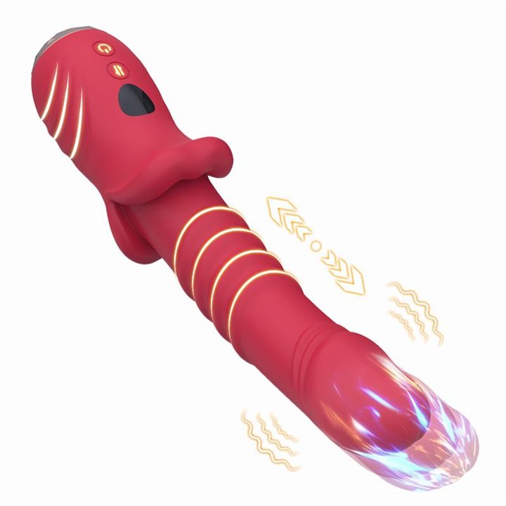 Vibrator with Thrusting G-spot and Digital Screen - 8436626092280 - Teknashop Ltd