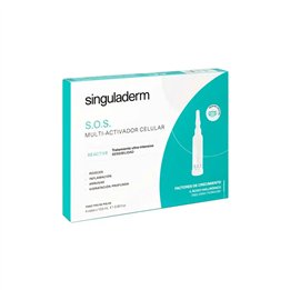 Singuladerm S.O.S. Multi-Cellular Activator Ultra-Intensive Sensitivity Treatment 4x10.5ml - unisex - Teknashop Ltd