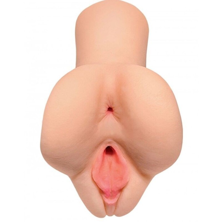 PDX PLUS - PICK YOUR PLEASURE DOUBLE LIGHT SKIN MASTURBATOR - D-228490 - Teknashop Ltd