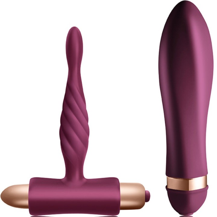 CLIMAXIMUM - DARE KIT TWISTED VIBRATOR + ANAL PLUG BEGINNER - D-244499 - Teknashop Ltd