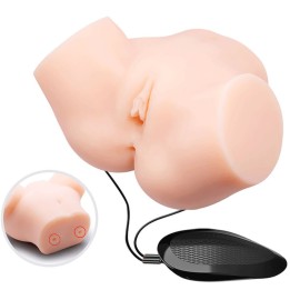 CRAZY BULL - REALISTIC VAGINA AND ANUS SAMANTHA VIBRATOR - D-236979 - Teknashop Ltd