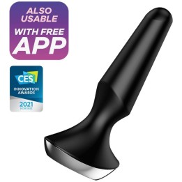 SATISFYER - PLUG ILICIOUS 2 PLUG VIBRATOR BLACK - D-229506 - Teknashop Ltd