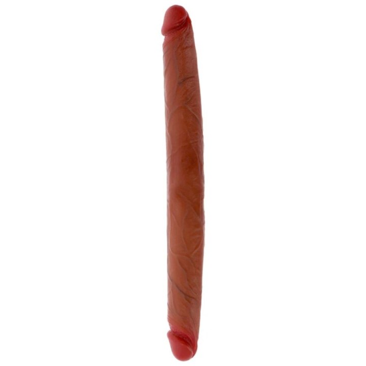 GET REAL - DOUBLE-ENDED SILICONE DILDO CARAMEL 40 CM - D-244990 - Teknashop Ltd